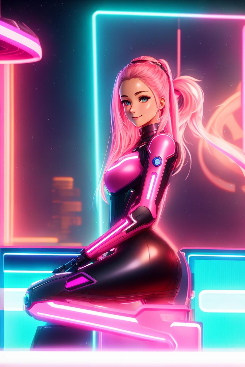 02971-1906117154-Masterpiece, 4K, HQ, , Neon Babe, looking at the viewer, symmetric, centered, smiling, anime, hair tied in a ponytail, sexy, blu.png